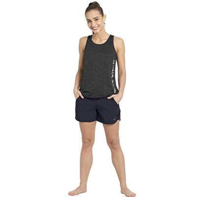 Jockey Women's Straight Fit Shorts with Side Pockets