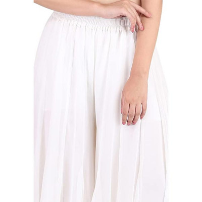 Shararat Women's Georgette Palazzo Pants