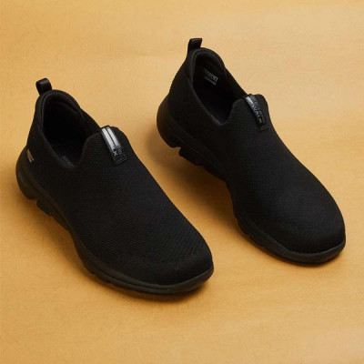 Women Textured Mesh Slip-On Casual Shoes